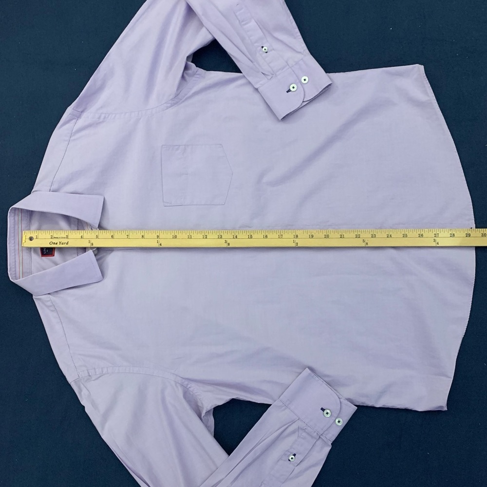 UNTUCKit LS 100% Cotton Lavender Shirt - Picture 5 of 5